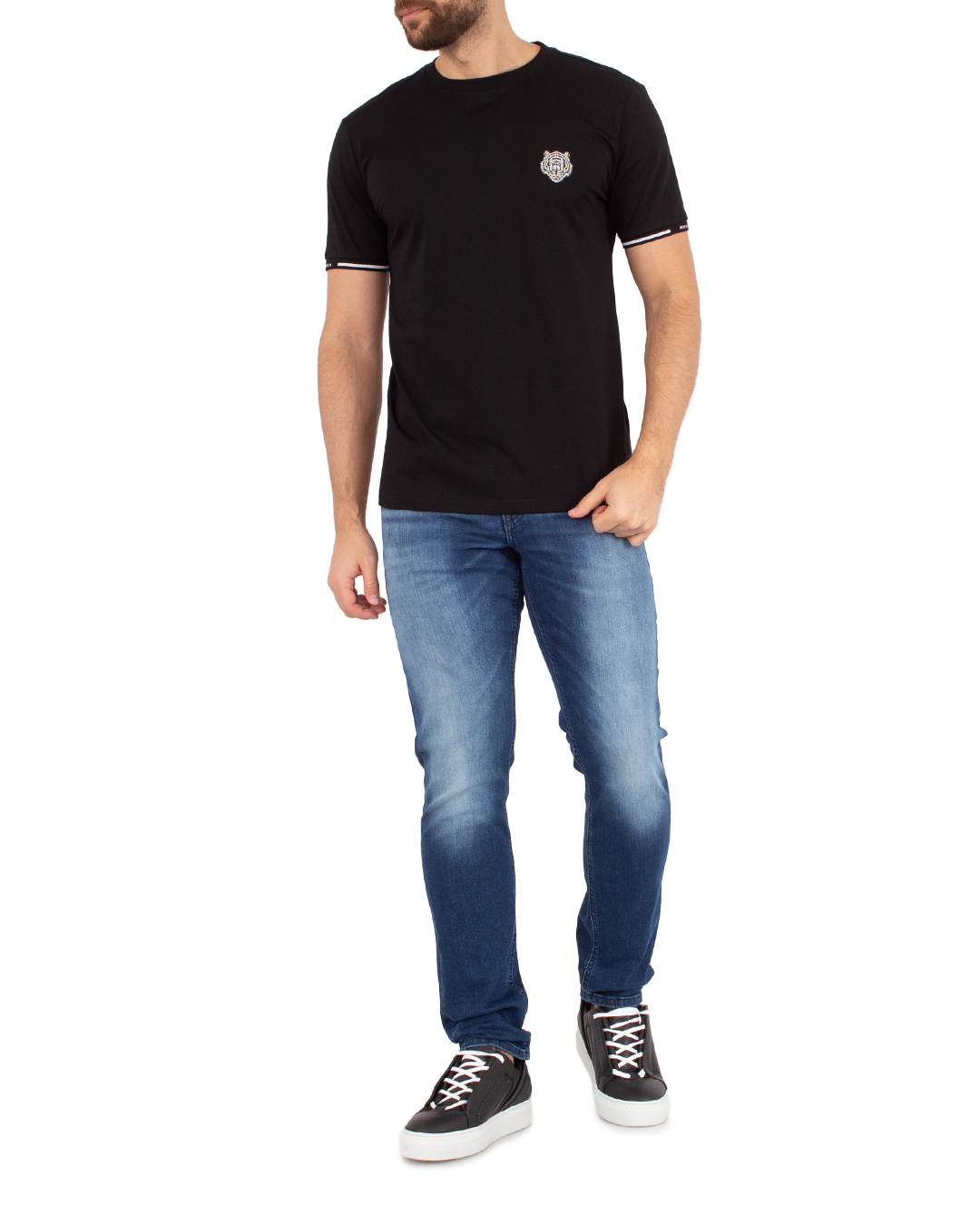 футболка Antony Morato MMKS02374-FA100144 черный m, размер m - фото 2