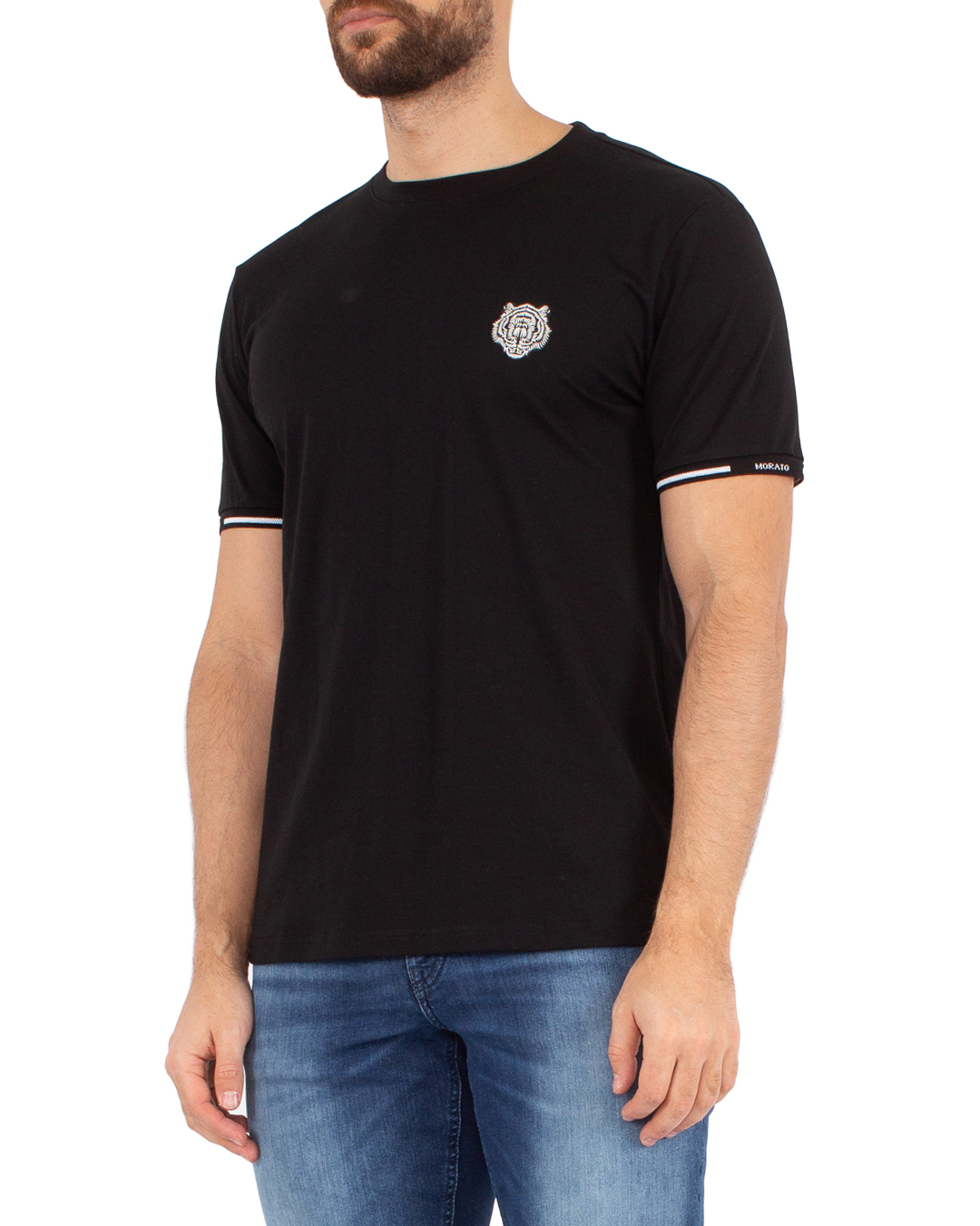 футболка Antony Morato MMKS02374-FA100144 черный m, размер m - фото 3
