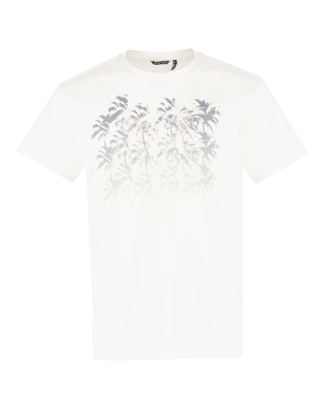 футболка Antony Morato MMKS02410-FA100144 белый+принт 2xl, размер 2xl, цвет белый+принт