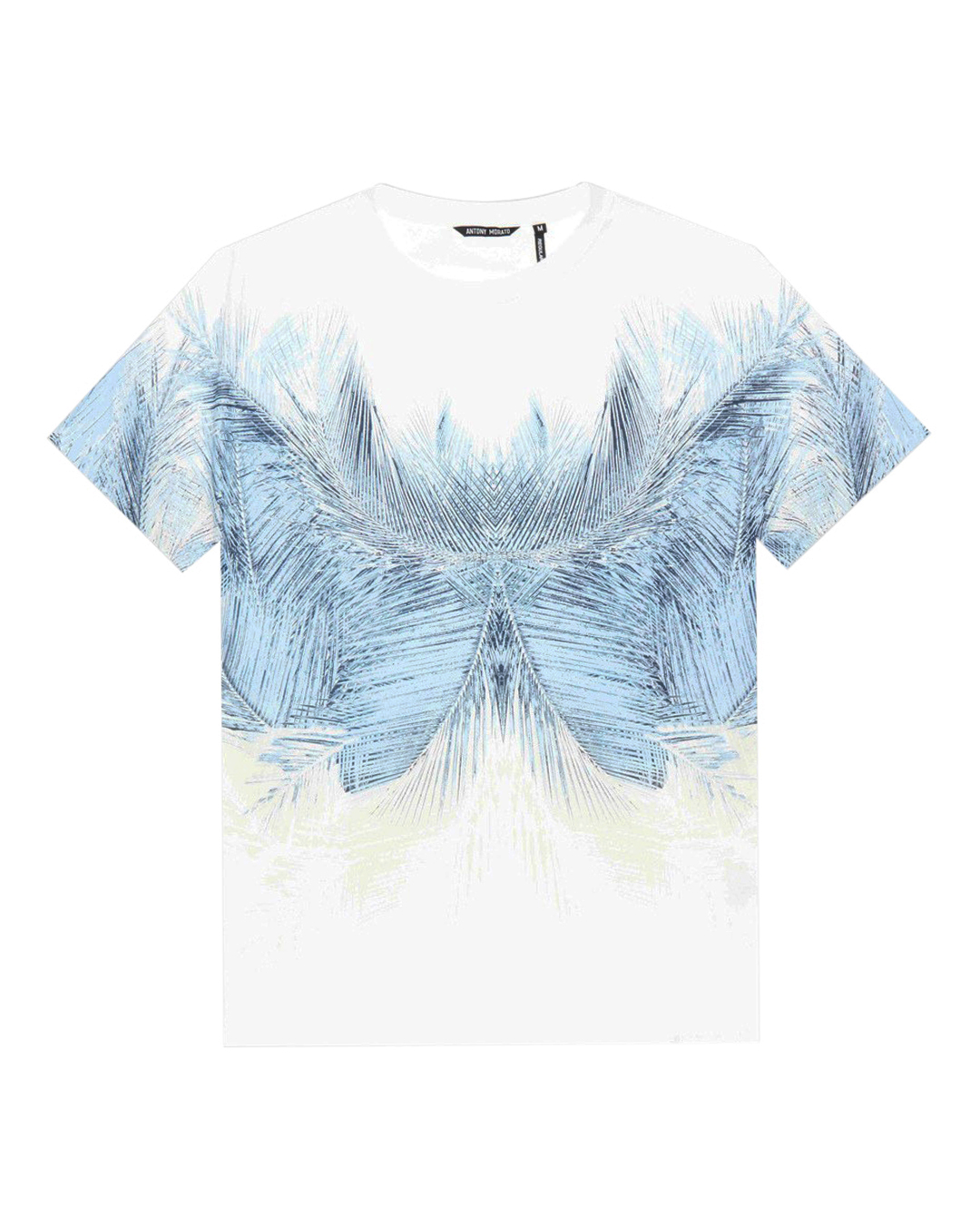 футболка Antony Morato MMKS02414-FA100144 белый+принт 2xl, размер 2xl, цвет белый+принт