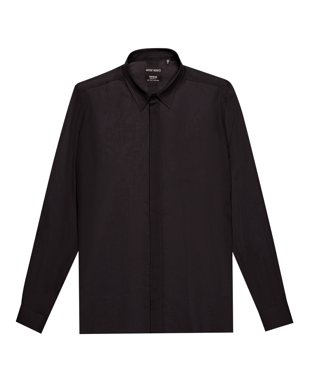 рубашка Antony Morato MMSL00719-FA400094 черный 56, размер 56