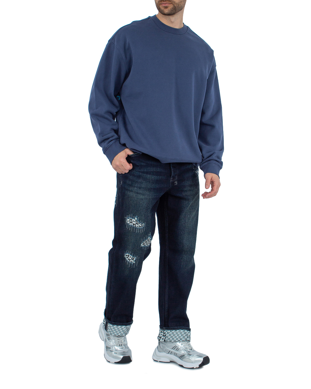 джинсы KSUBI MSP23DJ013 тем.синий 33, размер 33 - фото 2