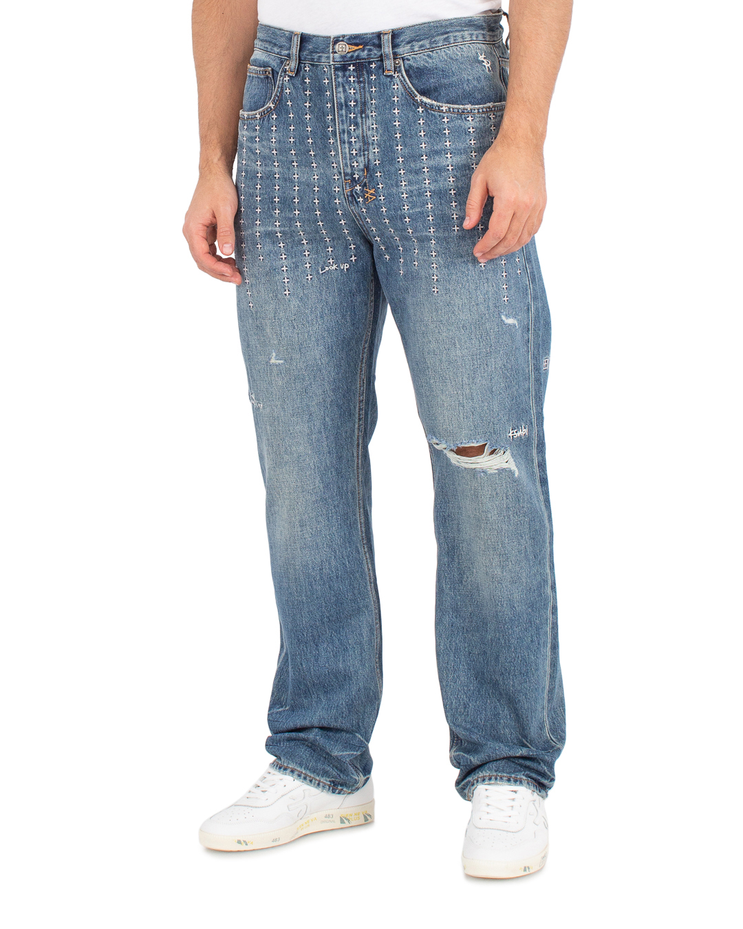 джинсы KSUBI MSP24DJ023 синий 34, размер 34 - фото 3