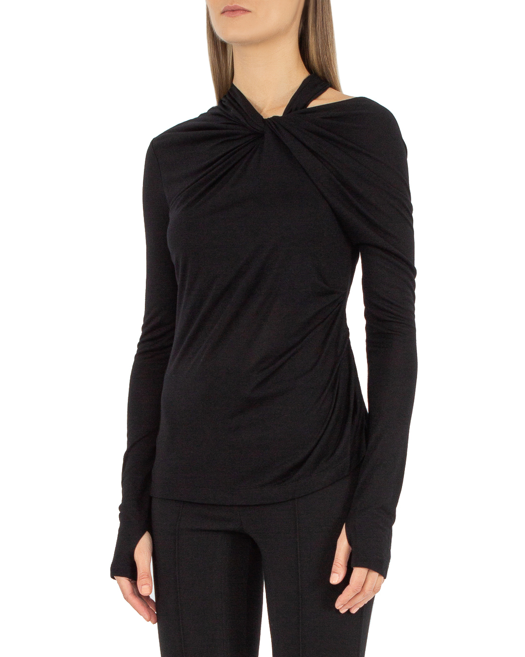 блуза HELMUT LANG N05HW514 черный m, размер m - фото 3