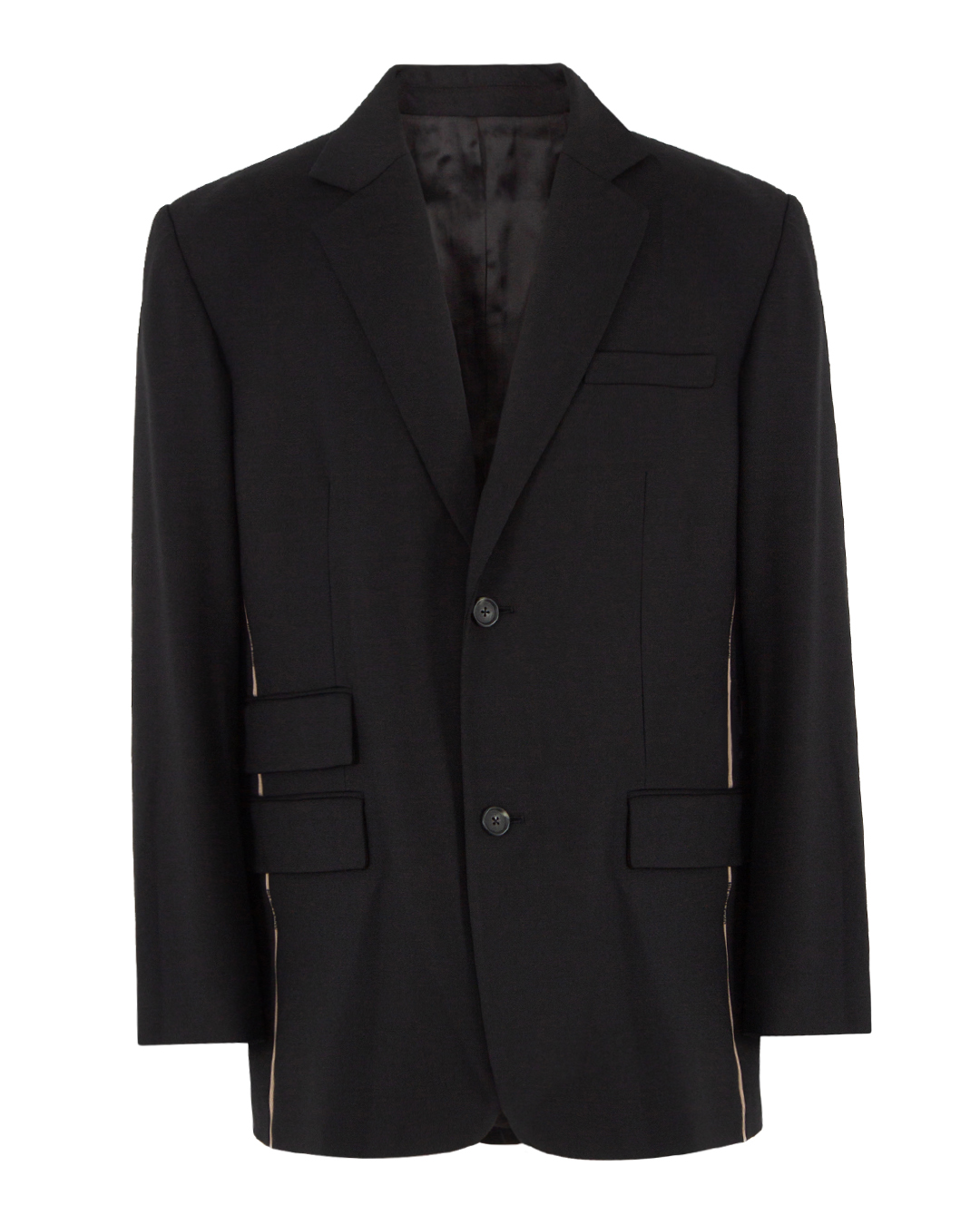 пиджак HELMUT LANG N06HM105 черный 38, размер 38 - фото 1
