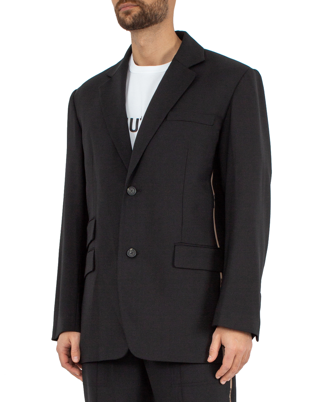 пиджак HELMUT LANG N06HM105 черный 38, размер 38 - фото 3