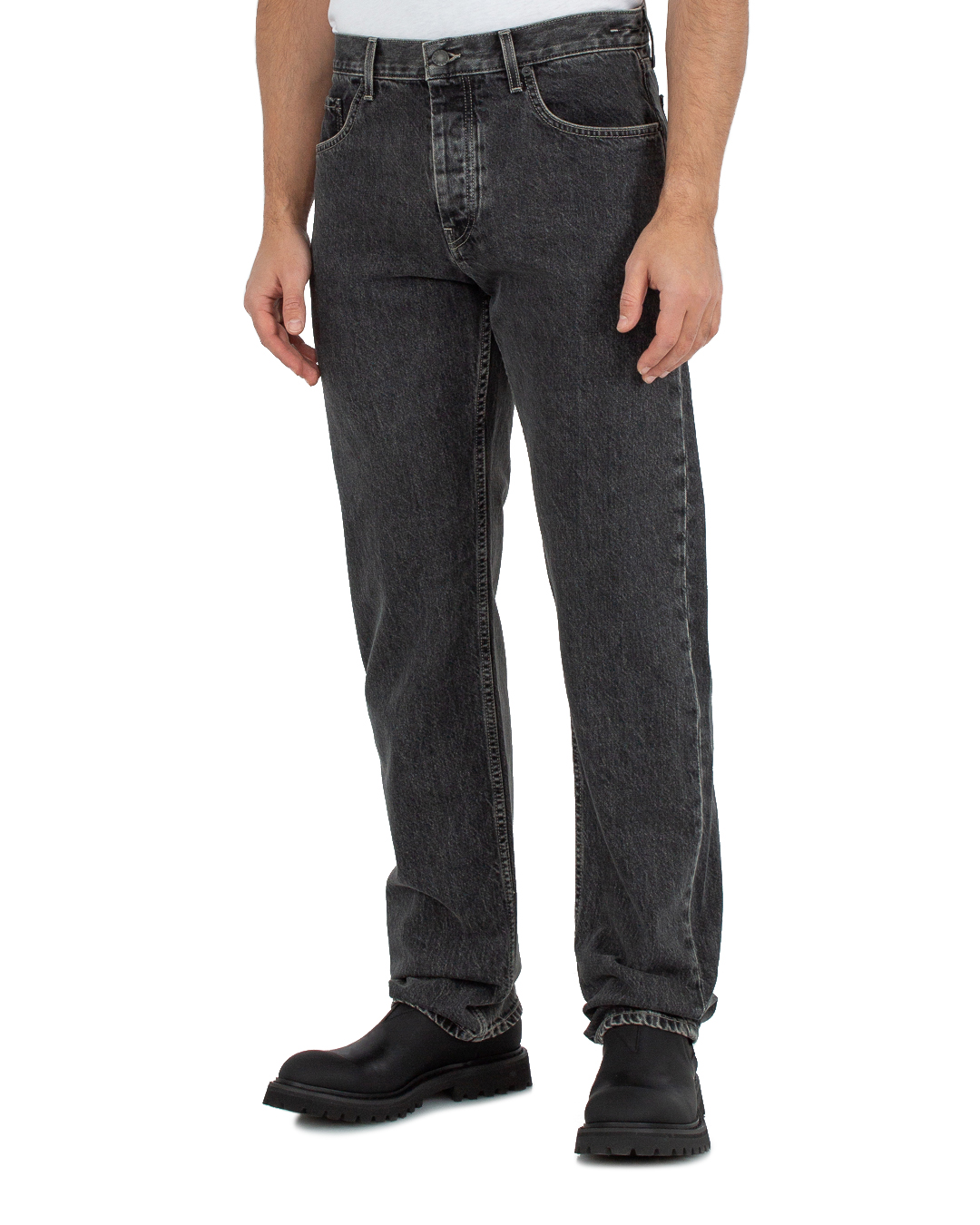джинсы HELMUT LANG N07DM201 черный 34, размер 34 - фото 3