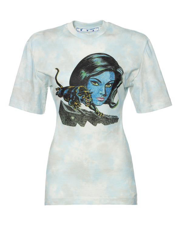 Off-White приталенного силуэта из хлопка  артикул OWAA080S20JER0014045 марки Off-White купить за 9300 руб.