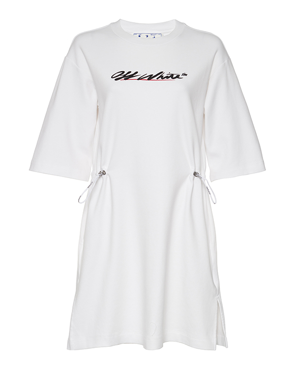 платье Off-White OWDB222R21JER0010110 белый m, размер m - фото 1