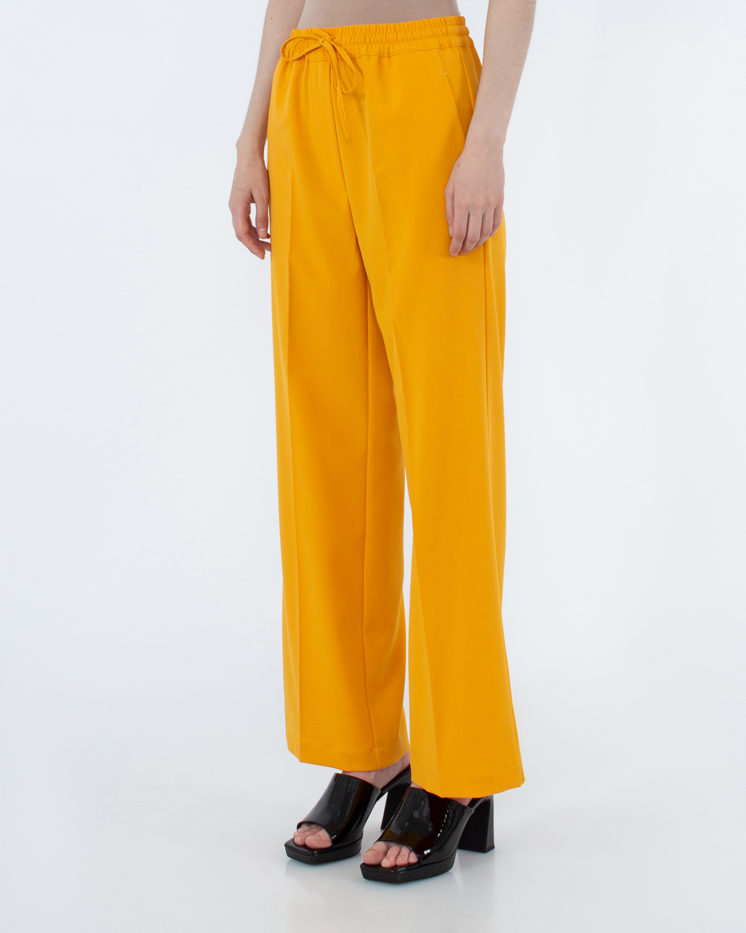 брюки Erika Cavallini P2SN05 оранжевый 40, размер 40 - фото 3