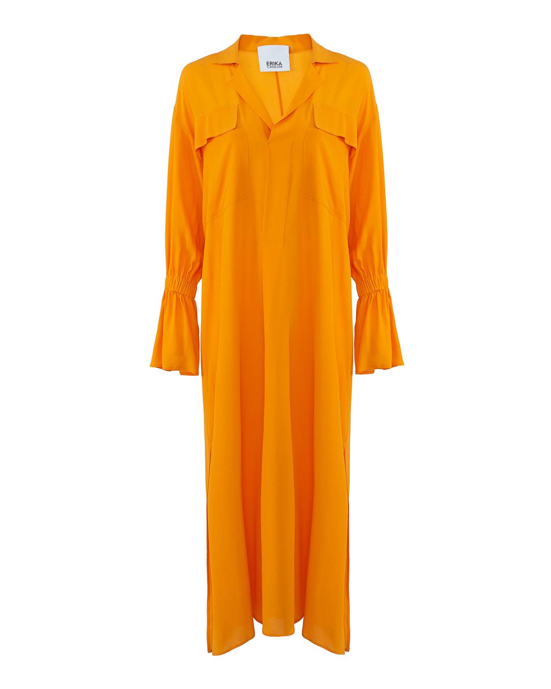 платье Erika Cavallini P2ST12 оранжевый 40, размер 40 - фото 1