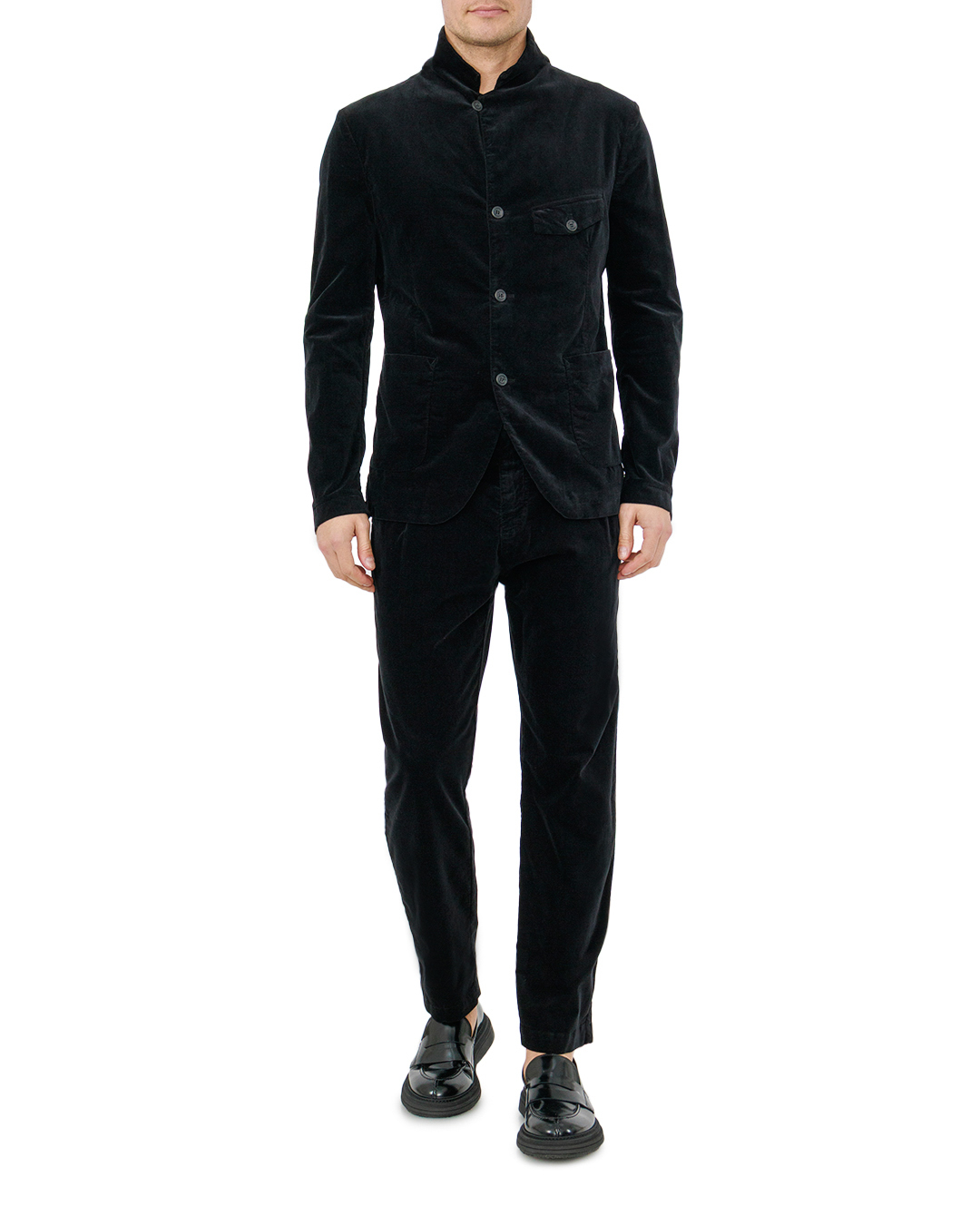 

вельветовый пиджак Hannes Roether, Черный, par32done.5127 черный m