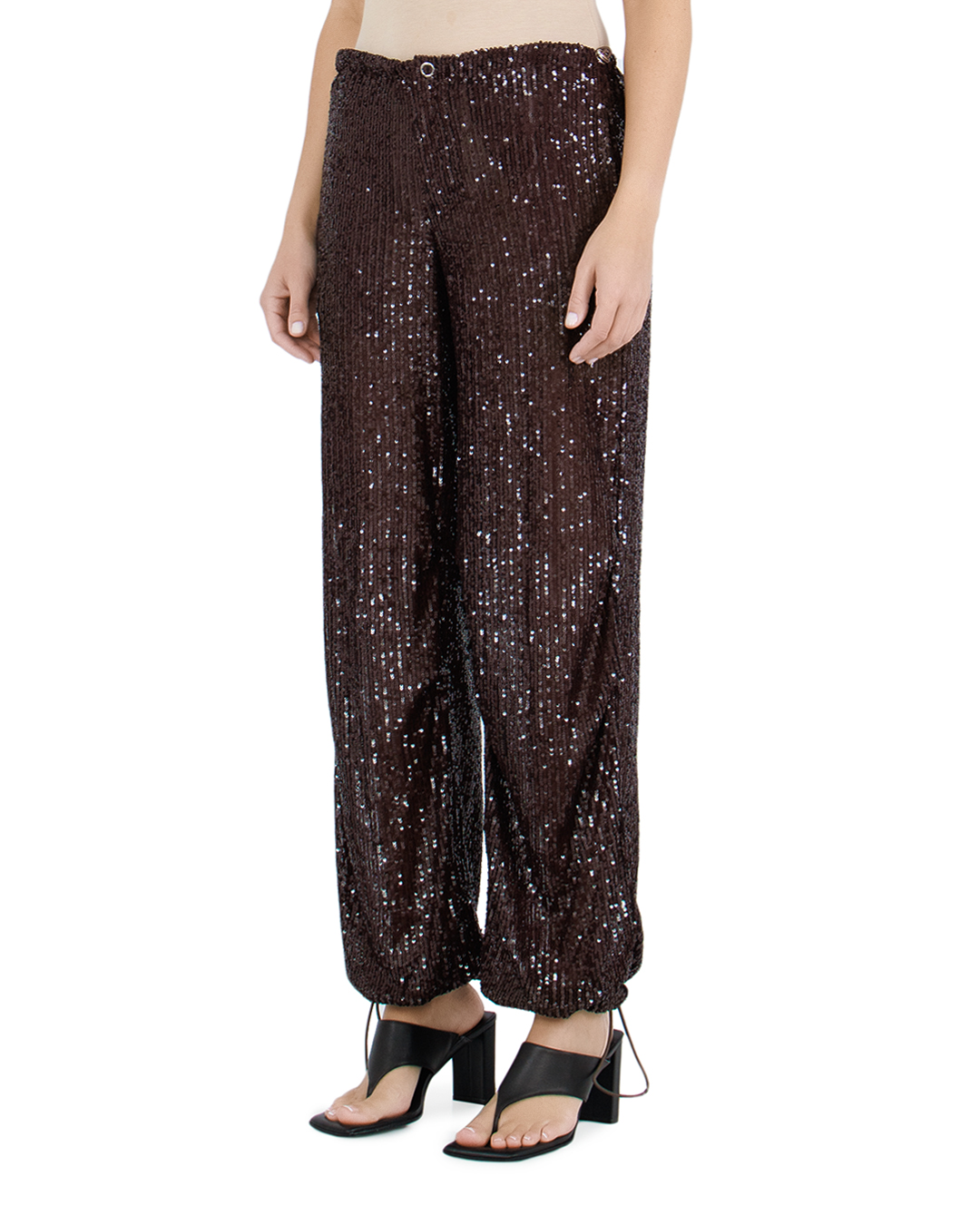 

брюки In the mood for love, Коричневый, Poppy Sequin Pants коричневый l