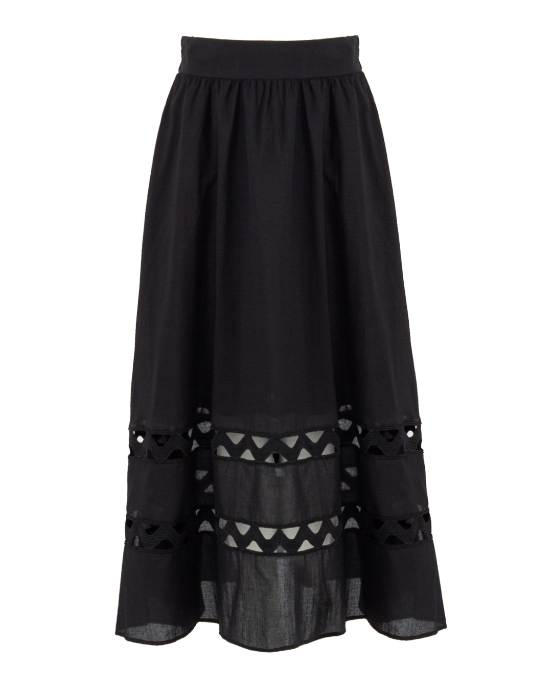 юбка ICONA BY KAOS PP5LE013 черный 40, размер 40 - фото 1