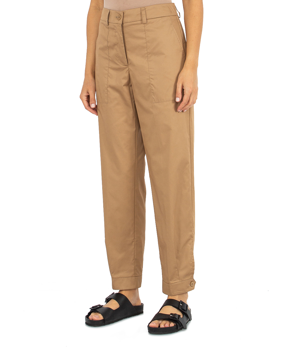 брюки ICONA BY KAOS PP5MR011 коричневый 40, размер 40 - фото 3