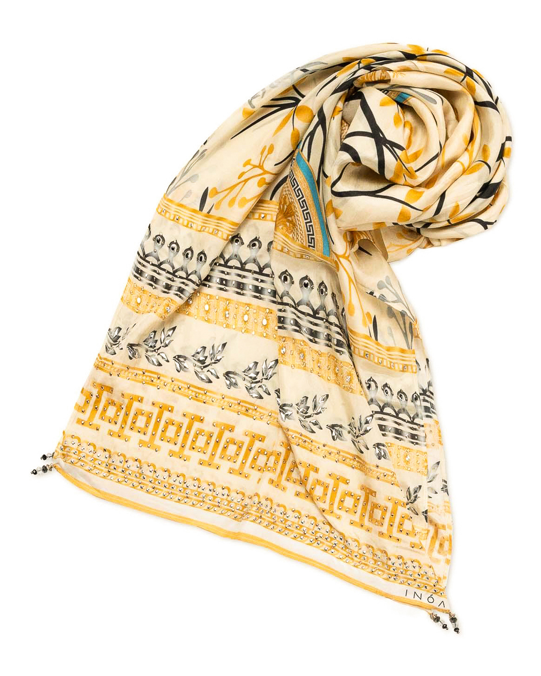 INOA с рисунком  артикул RECTANG SCARF марки INOA купить за 23300 руб.