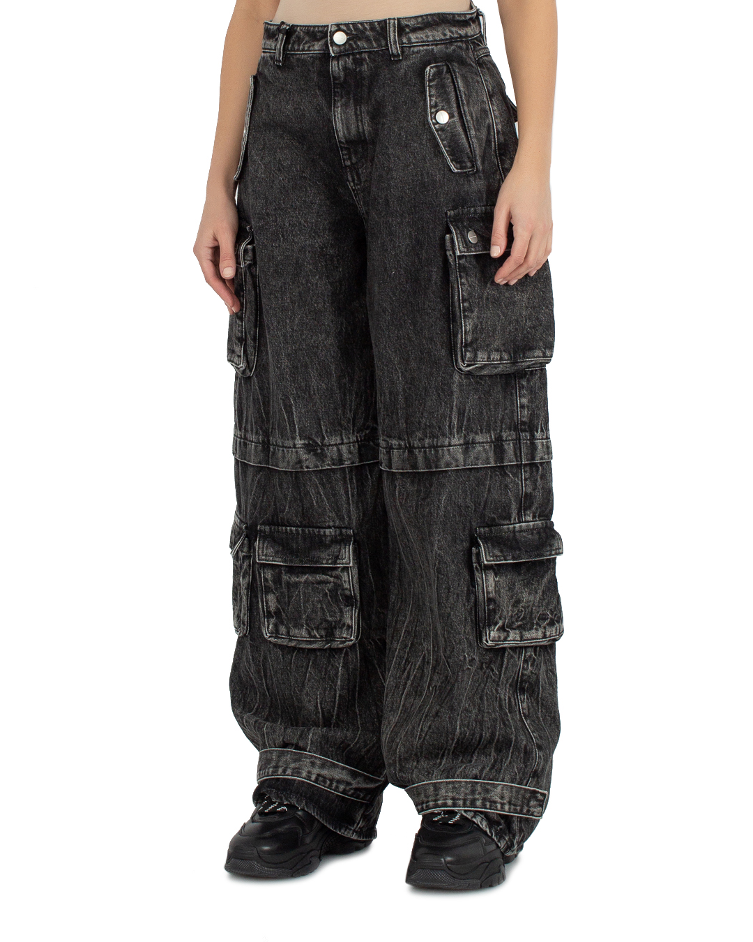 джинсы ICON DENIM ROSALIA ID837 черный 23, размер 23 - фото 3