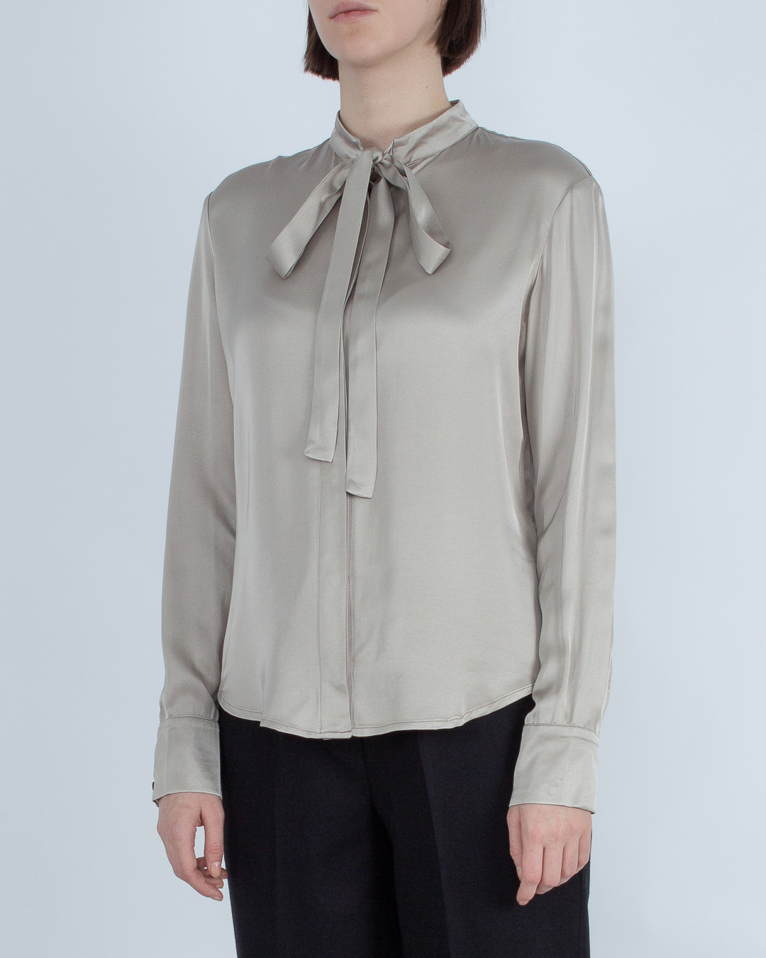 блуза Unlabel ROWLING коричневый m, размер m - фото 3