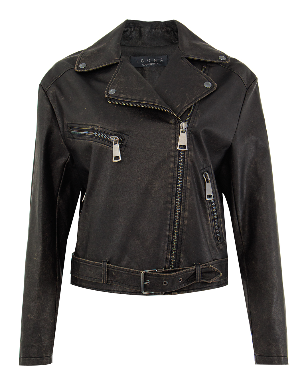 ICONA BY KAOS косуха из эко-кожи артикул  марки ICONA BY KAOS купить за 39600 руб.