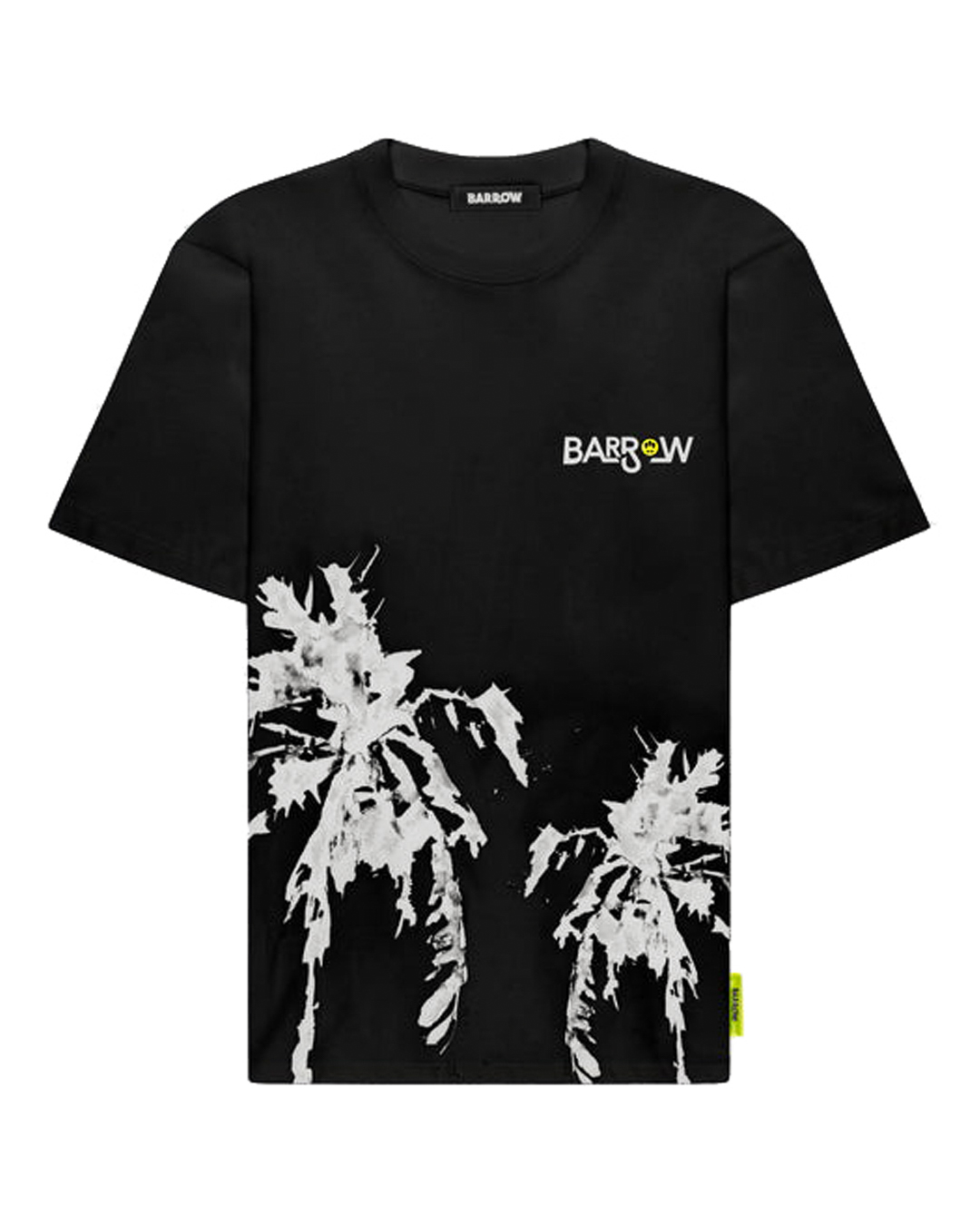 футболка BARROW S4BWMATH034 черный+принт l, размер l, цвет черный+принт