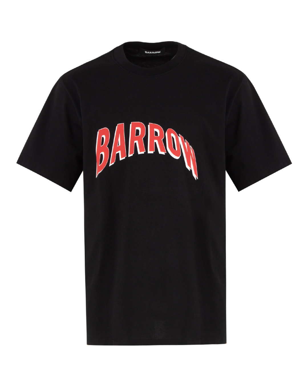 футболка BARROW S4BWMATH087 черный+принт l, размер l, цвет черный+принт S4BWMATH087 черный+принт l - фото 1