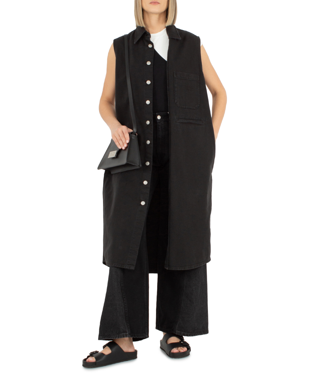 платье MM6 Maison Margiela S62DG0016 черный 40, размер 40 - фото 2