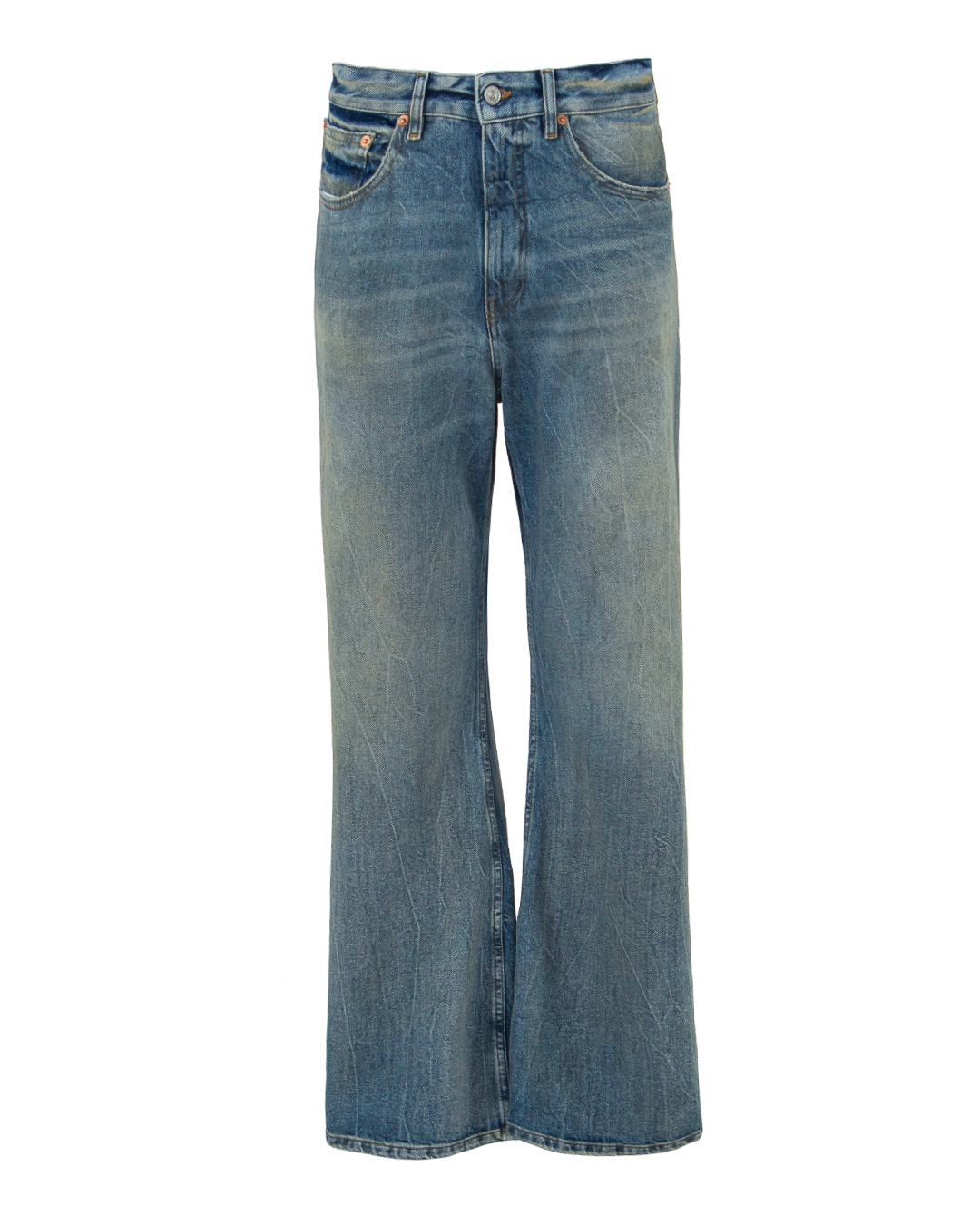 широкие джинсы клеш MM6 Maison Margiela
