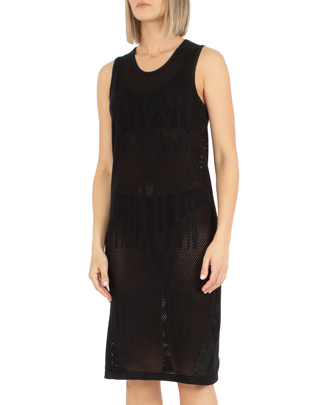 платье MM6 Maison Margiela S62NL0046 черный l, размер l - фото 3