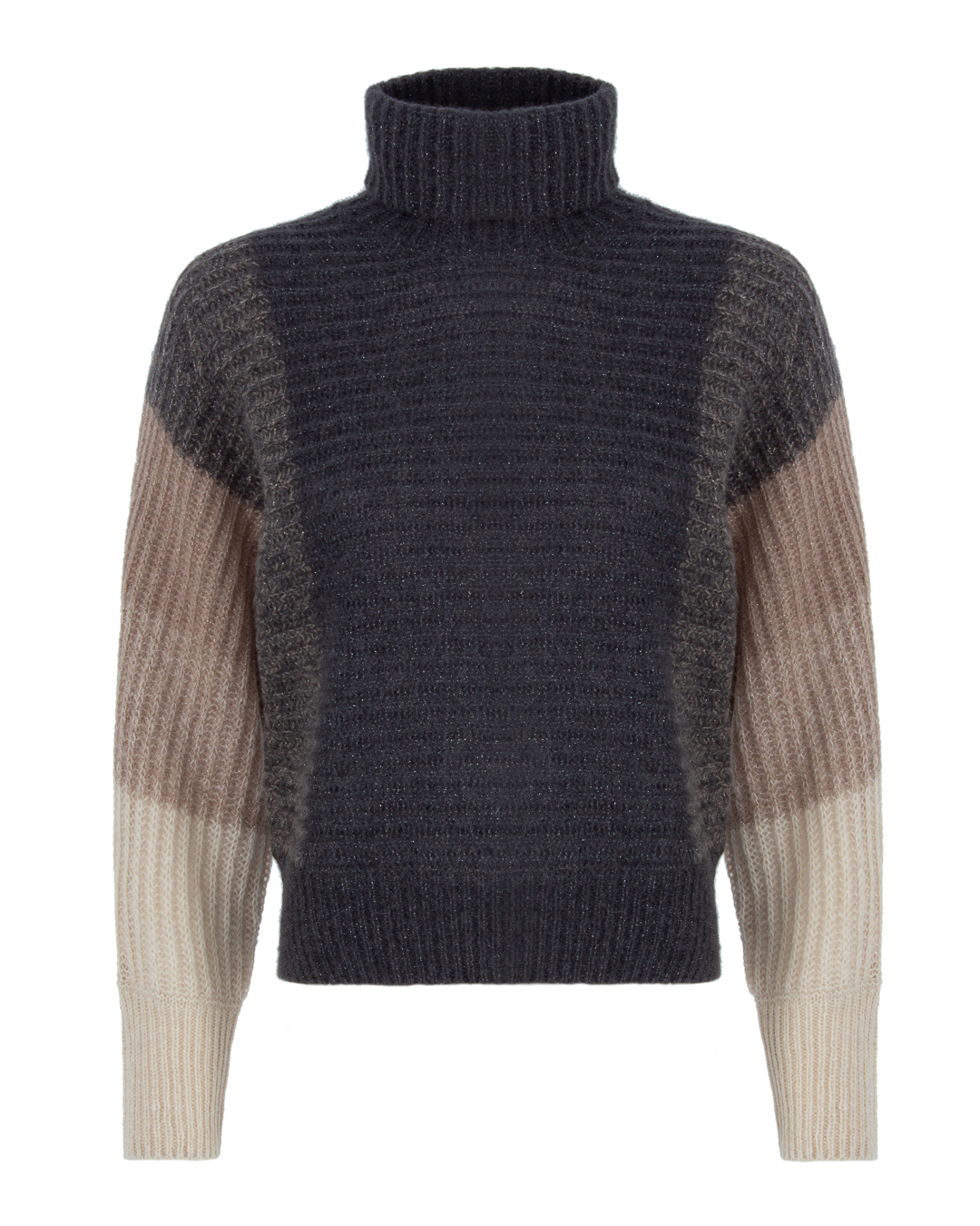 вязаный свитер Peserico женский свитер honorine с длинными рукавами и вырезом лодочкой с оборками la petite etoile
