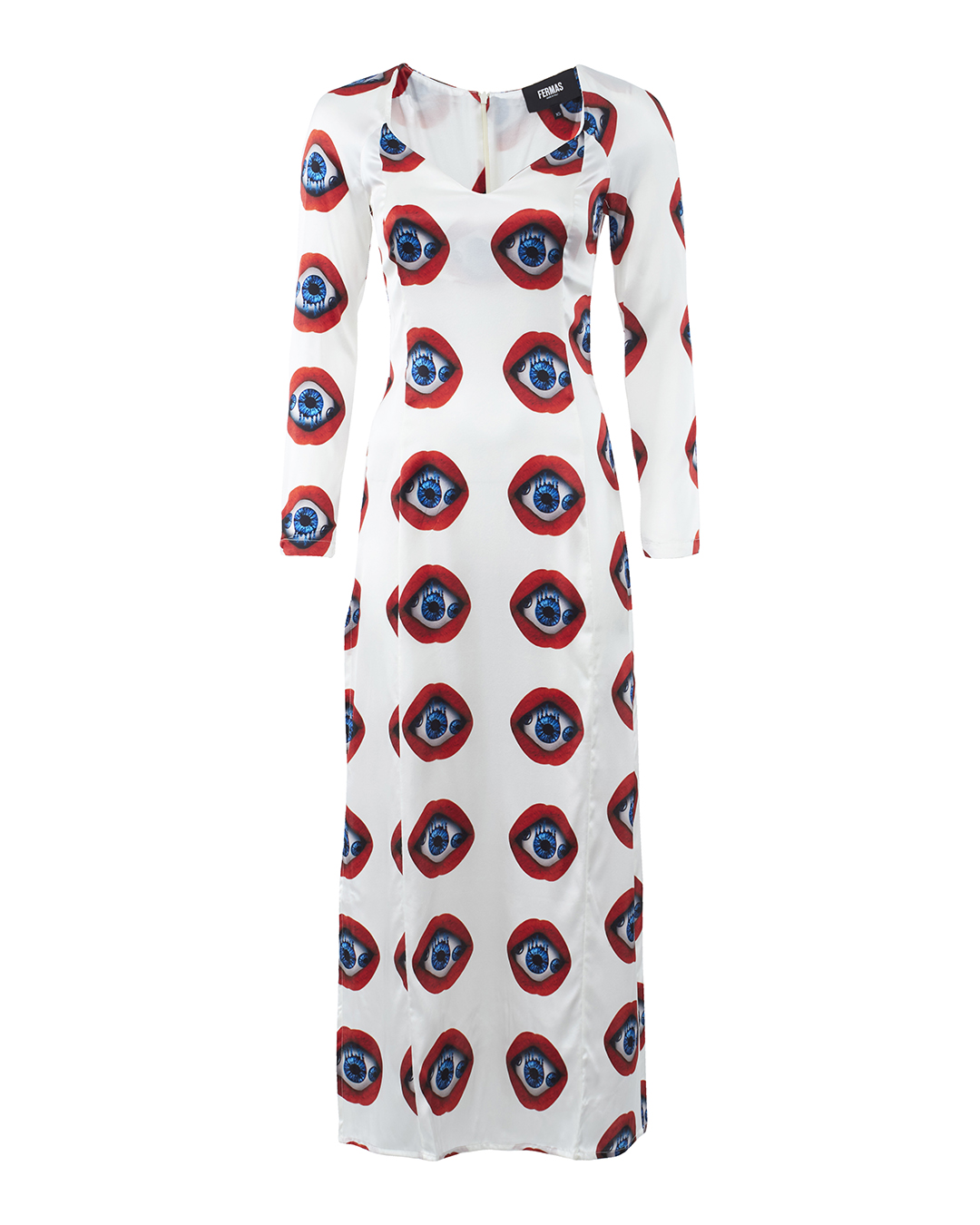 FERMAS с принтом  артикул SLEEVEDDRESS.EYE марки FERMAS купить за 51300 руб.