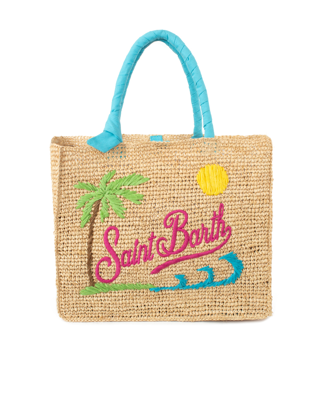 пляжная плетеная сумка MC2 Saint Barth