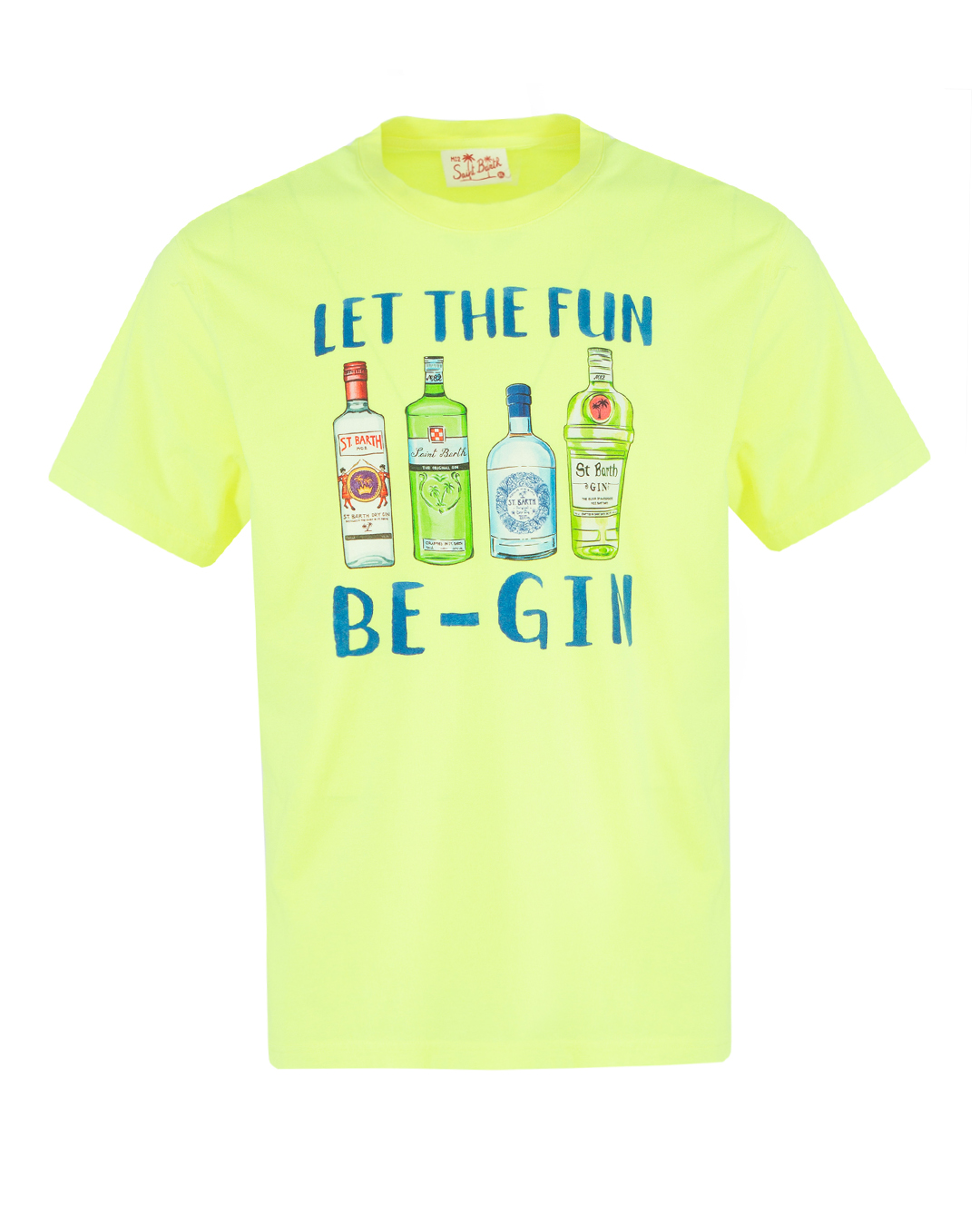 MC2 Saint Barth с принтом  артикул STBM TSHIRT FUN BE GIN марки MC2 Saint Barth купить за 9300 руб.
