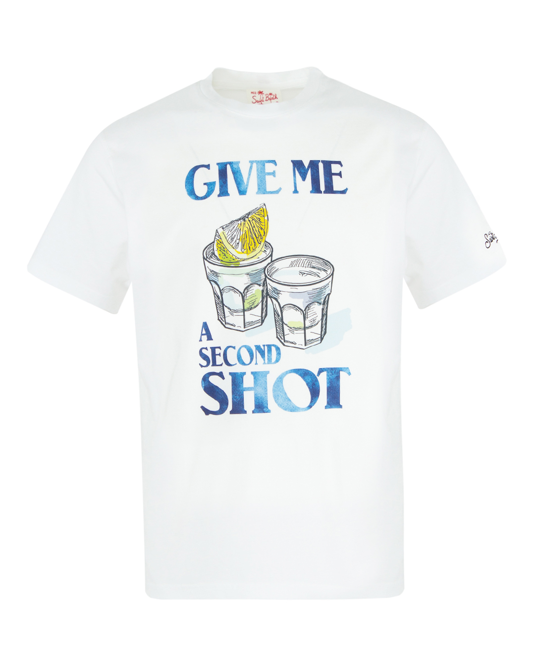 MC2 Saint Barth с принтом  артикул STBM TSHIRT SECOND SHOT марки MC2 Saint Barth купить за 9300 руб.