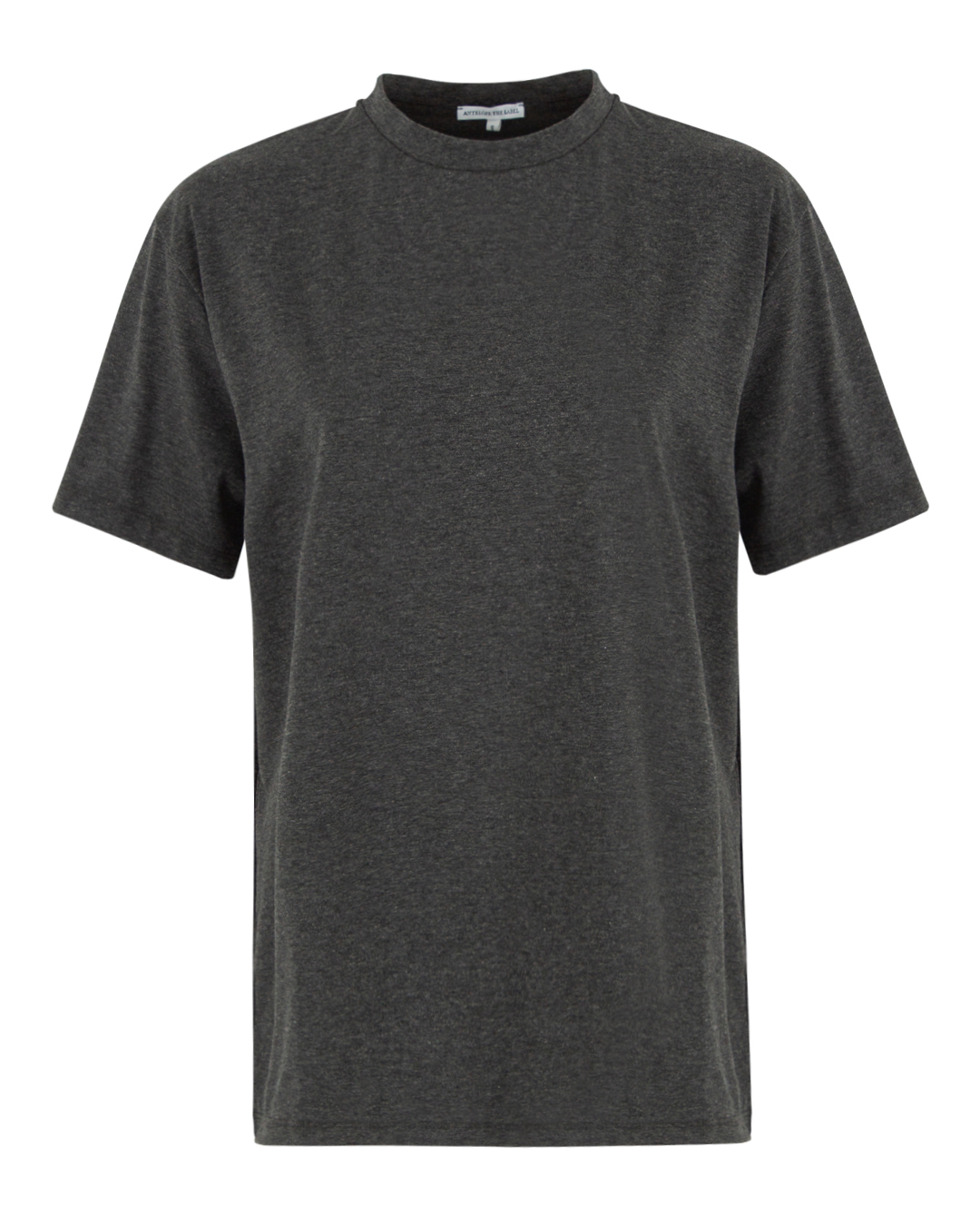 хлопковая футболка ANTELOPE THE LABEL T1.ANTRACITE тем.серый s, размер s