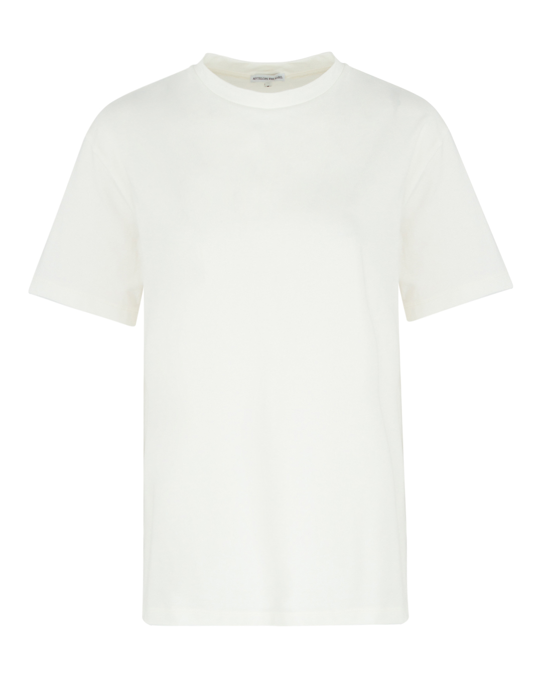 хлопковая футболка ANTELOPE THE LABEL T1.ECRU белый s, размер s