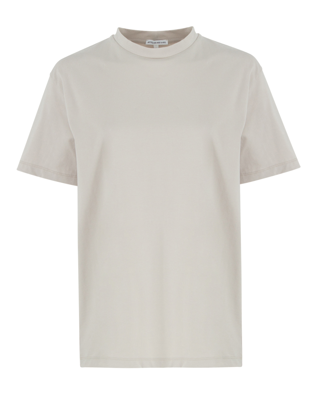 хлопковая футболка ANTELOPE THE LABEL T1.LIGHT GREY серый xs, размер xs