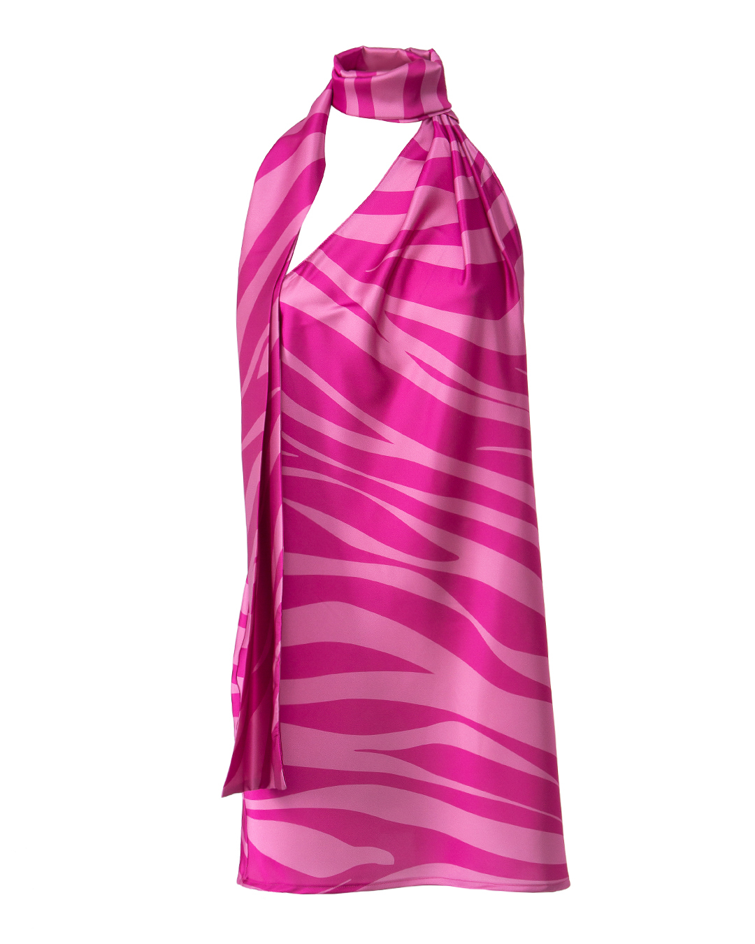 платье мини NINEMINUTES THEMARSMINISAFARI розовый+красный 40, размер 40, цвет розовый+красный THEMARSMINISAFARI розовый+красный 40 - фото 1