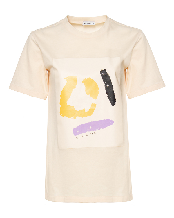 Rejina Pyo из хлопка с арт-принтом артикул  марки Rejina Pyo купить за 4700 руб.