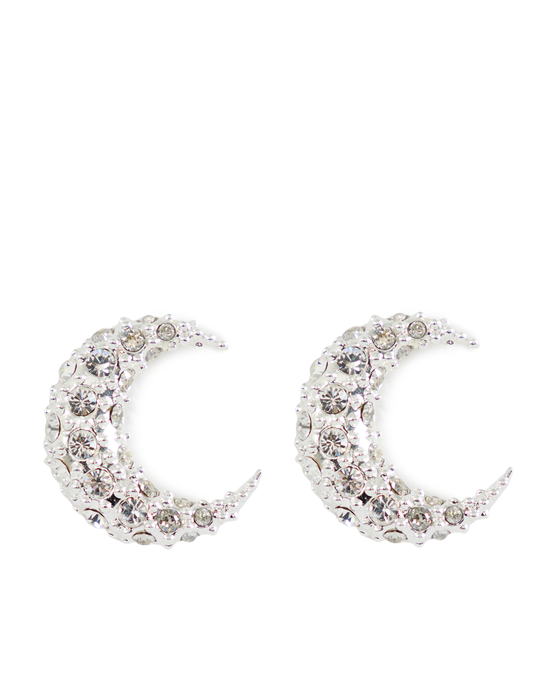 

серьги Marine Serre, Серебряный, UJW075ARMET0001 серебряный UNI