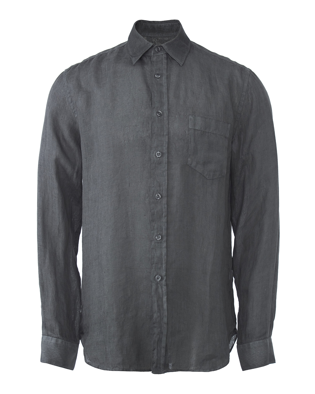 рубашка 120% lino V0M1425-S-00 серый 2xl, размер 2xl
