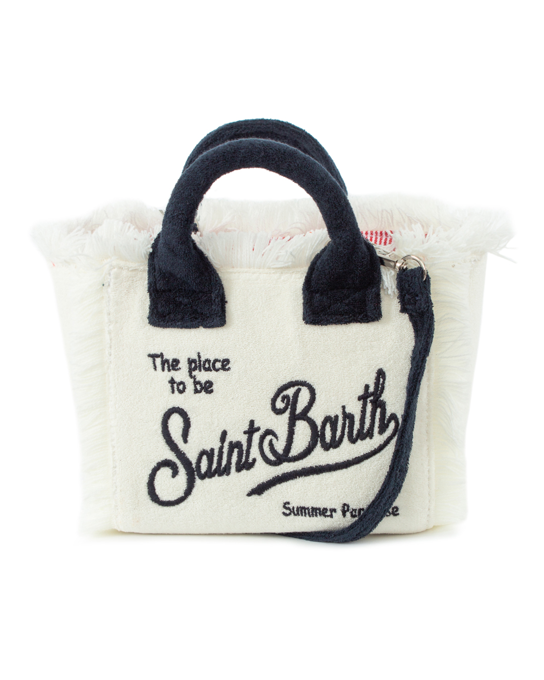 сумка MC2 Saint Barth VANITY MINI белый+черный UNI, размер UNI, цвет белый+черный VANITY MINI белый+черный UNI - фото 1