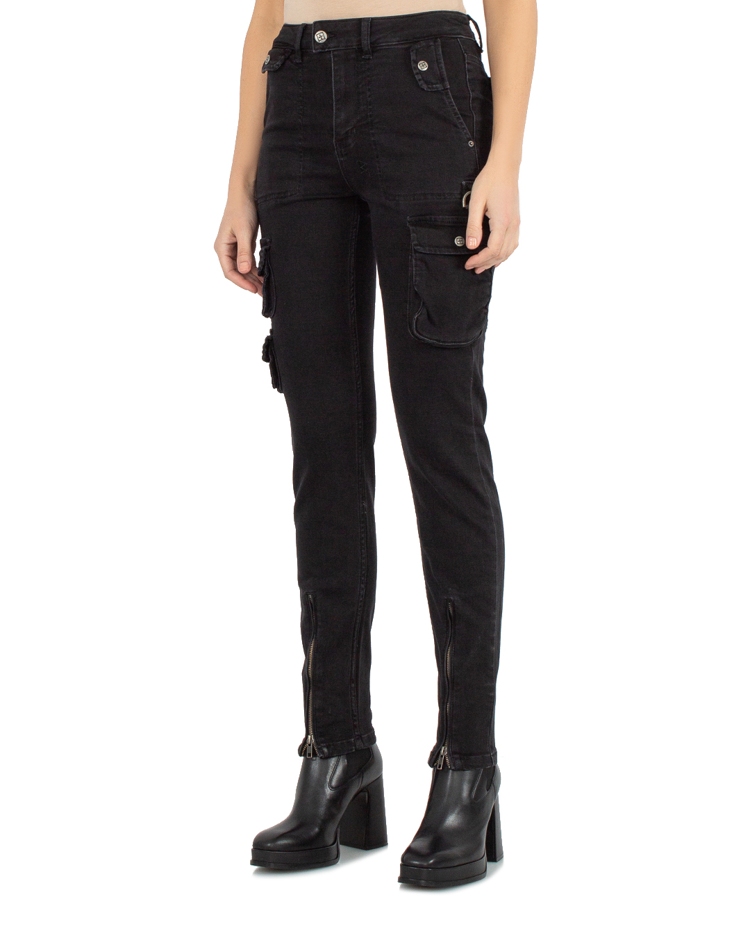 джинсы KSUBI WFA23DJ015 черный 25, размер 25 - фото 3