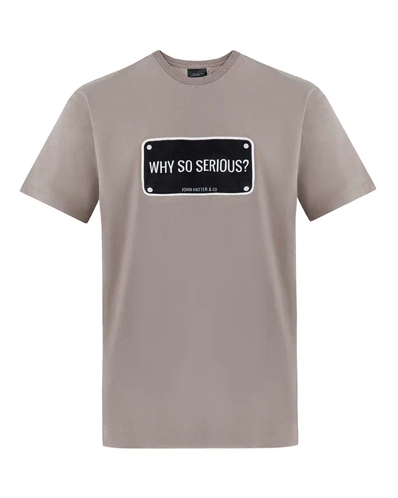 John Hatter & Co из 100% хлопка артикул WHY SO SERIOUS.TSHIRT марки John Hatter & Co купить за 12800 руб.