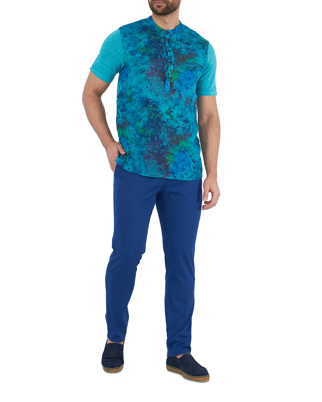 брюки Harmont & Blaine WNJ300 синий 54, размер 54 - фото 2