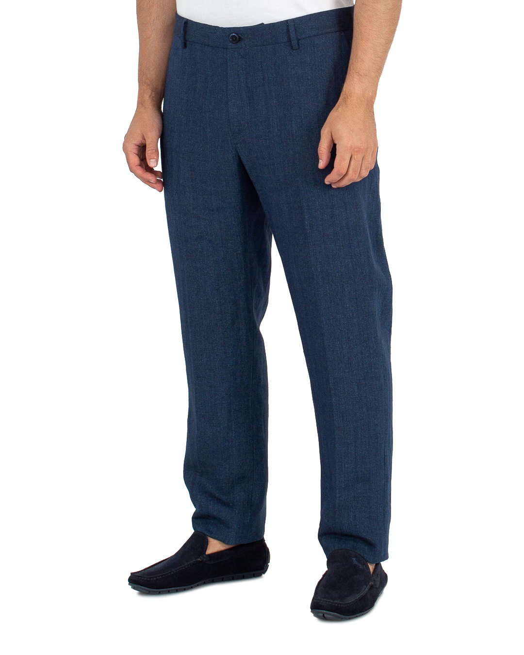 брюки 120% lino Y2M29DC-G147 тем.синий 52, размер 52 - фото 3
